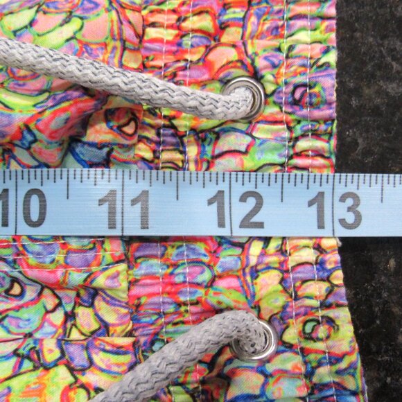 Michael's Men's Mesh Liner Swim Trunks Abstract Fish multicolored sz: 2xl - Picture 14 of 16